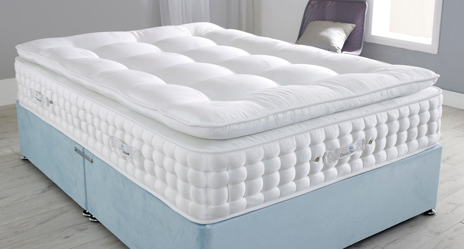 Kahn Hand Stitched Pillow Top Pocket Mattress